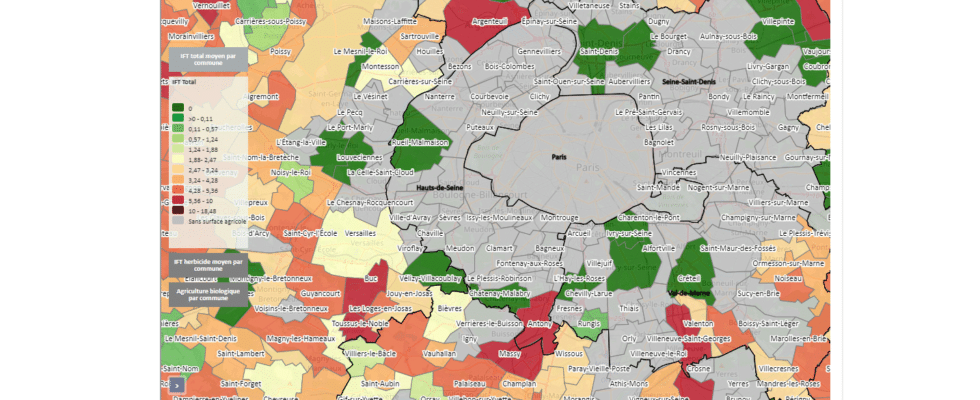 carte de pesticide en france