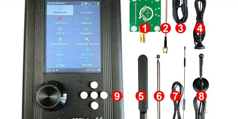 HackRF Portapack H2 Mayhem Firmware flash 1MHz 6GHz SDR batterie 2500mAh 0 1ppmTCXO.jpg Q90.jpg