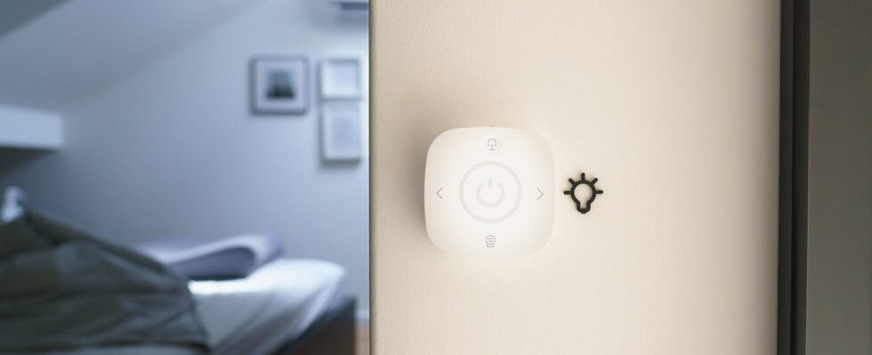 wall button smart home automation