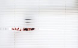 photography of person peeking