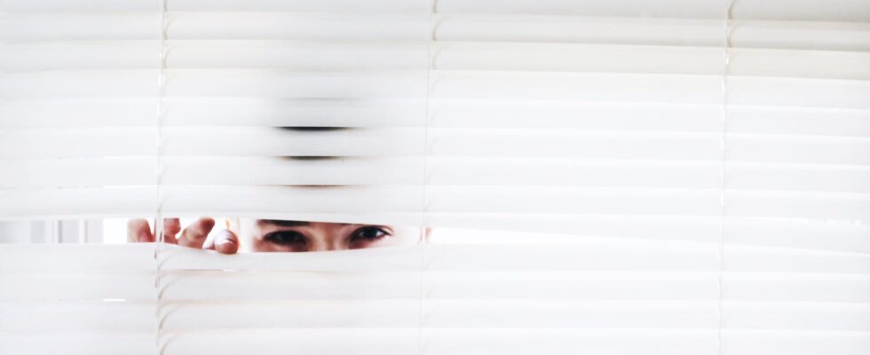 photography of person peeking