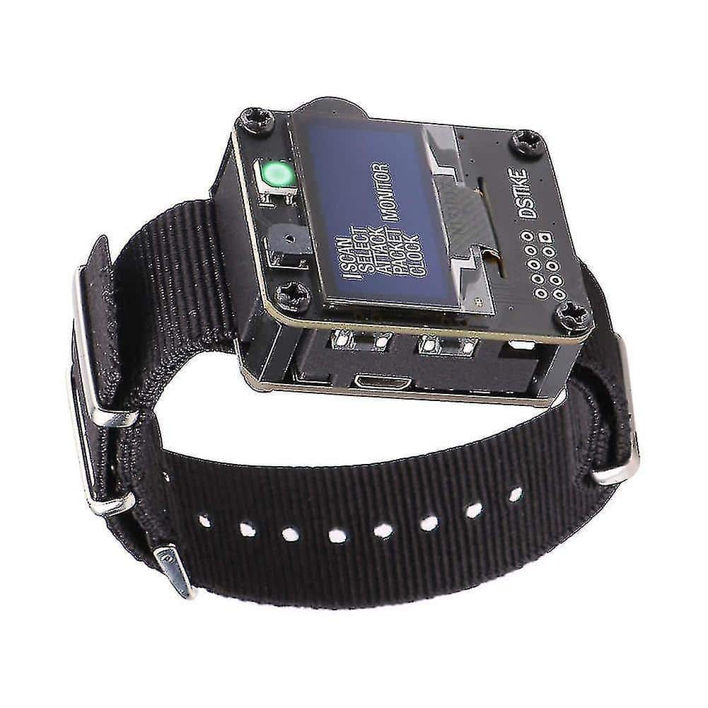 DSTIK-Montre WIFI Deauther Watch SE ESP8266 : Outil d'Attaque, Contrôle et  Test avec Détecteur RTC & Deauths 