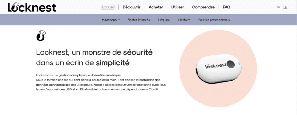 Locknest, le coffre-fort de votre identité numérique - Gestionnaire_ - [www.locknest.fr]